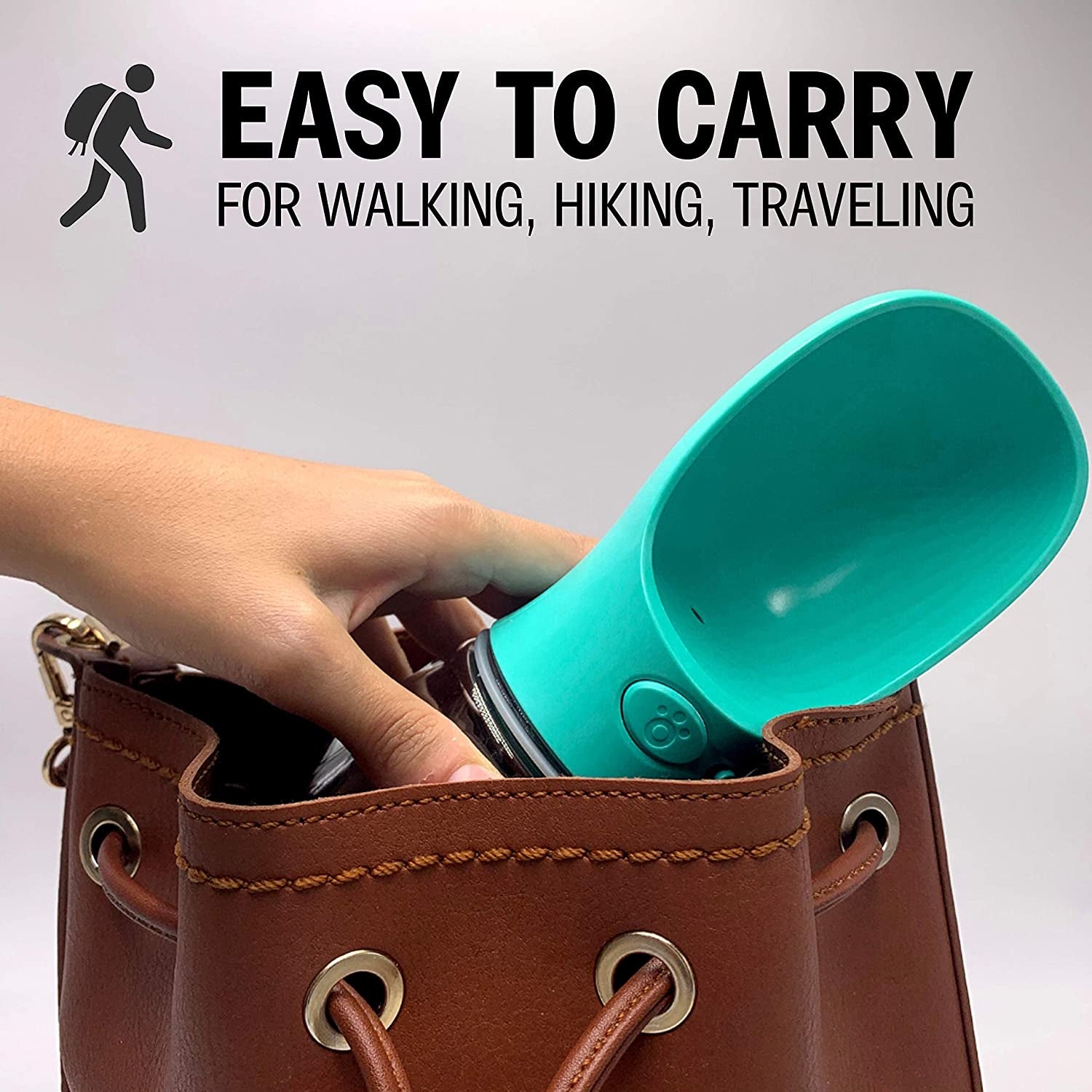 Thirsty Pup's Portable Puddle: The 19 Oz Adventure Sipper for Dogs Who Love to Hike and Hydrate!