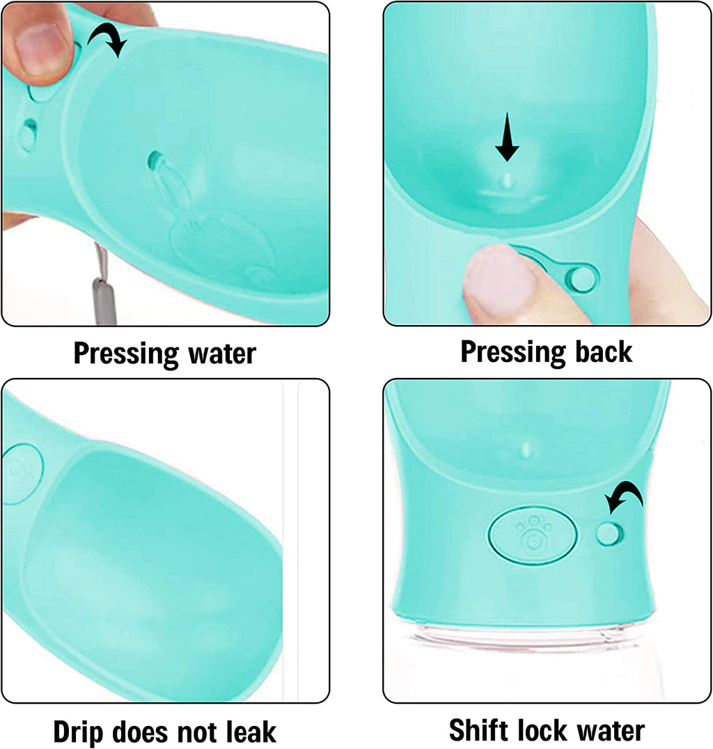 Thirsty Pup's Portable Puddle: The 19 Oz Adventure Sipper for Dogs Who Love to Hike and Hydrate!