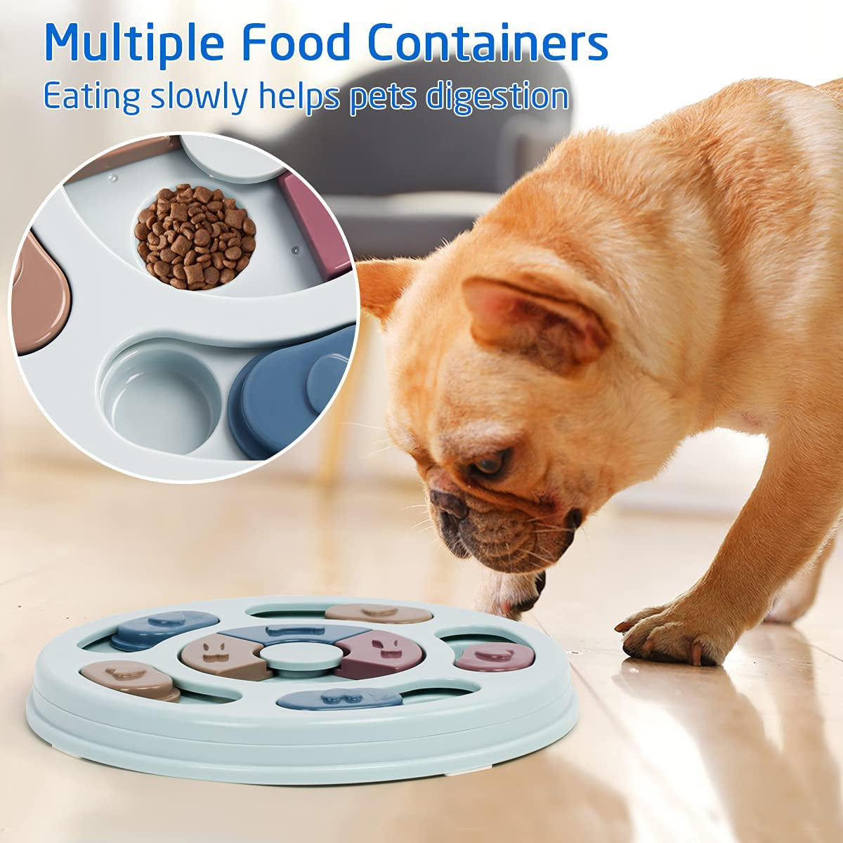 Dog Puzzle Toys for Puppies Interactive Dog Toys, Dog Slow Feeder, Dog Food Puzzles Feeder Toys Dog Brain Stimulating Toys