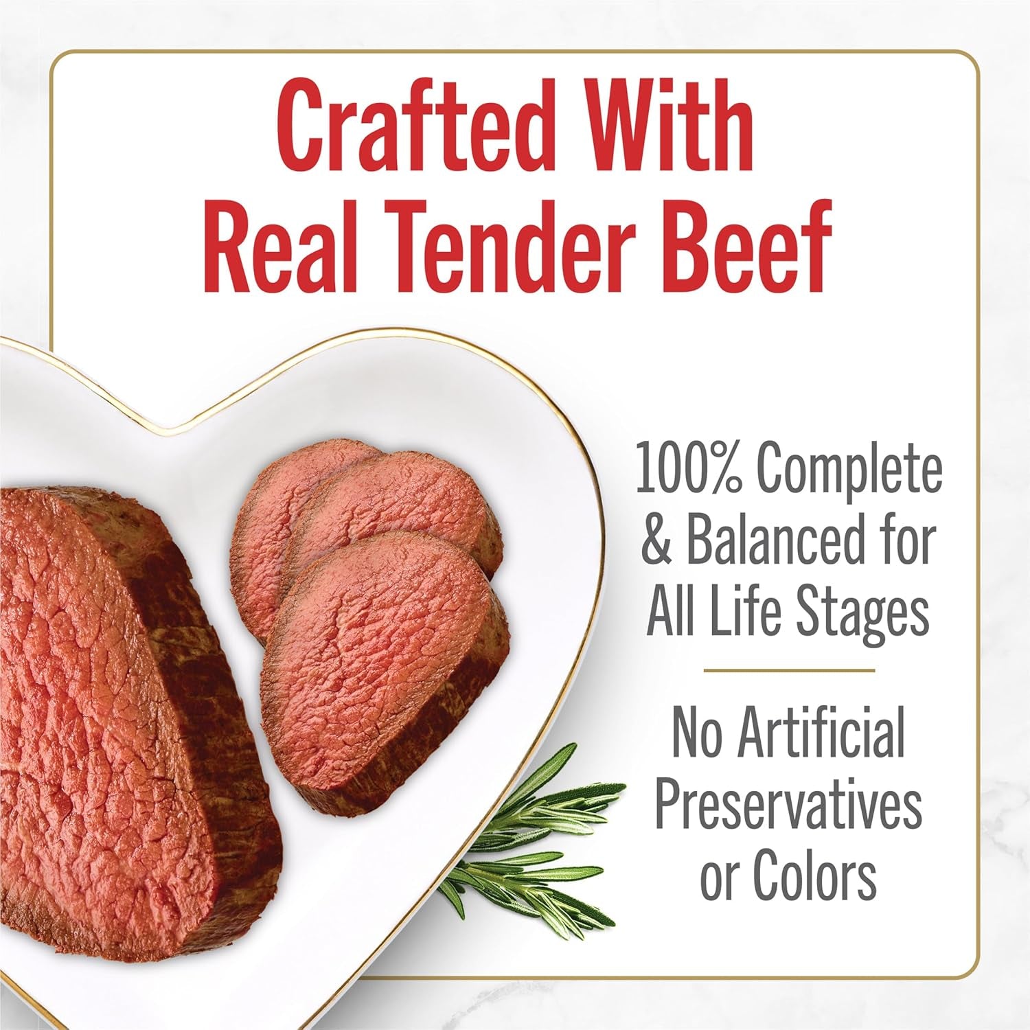 Purina  Petites Tender Beef Entrée Gourmet Wet Cat Food Pate - (Pack of 12) 2.8 Oz. Tubs