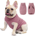 Knitted Braid Turtleneck Sweater Knitwear Warm Outerwear for Dogs & Cats