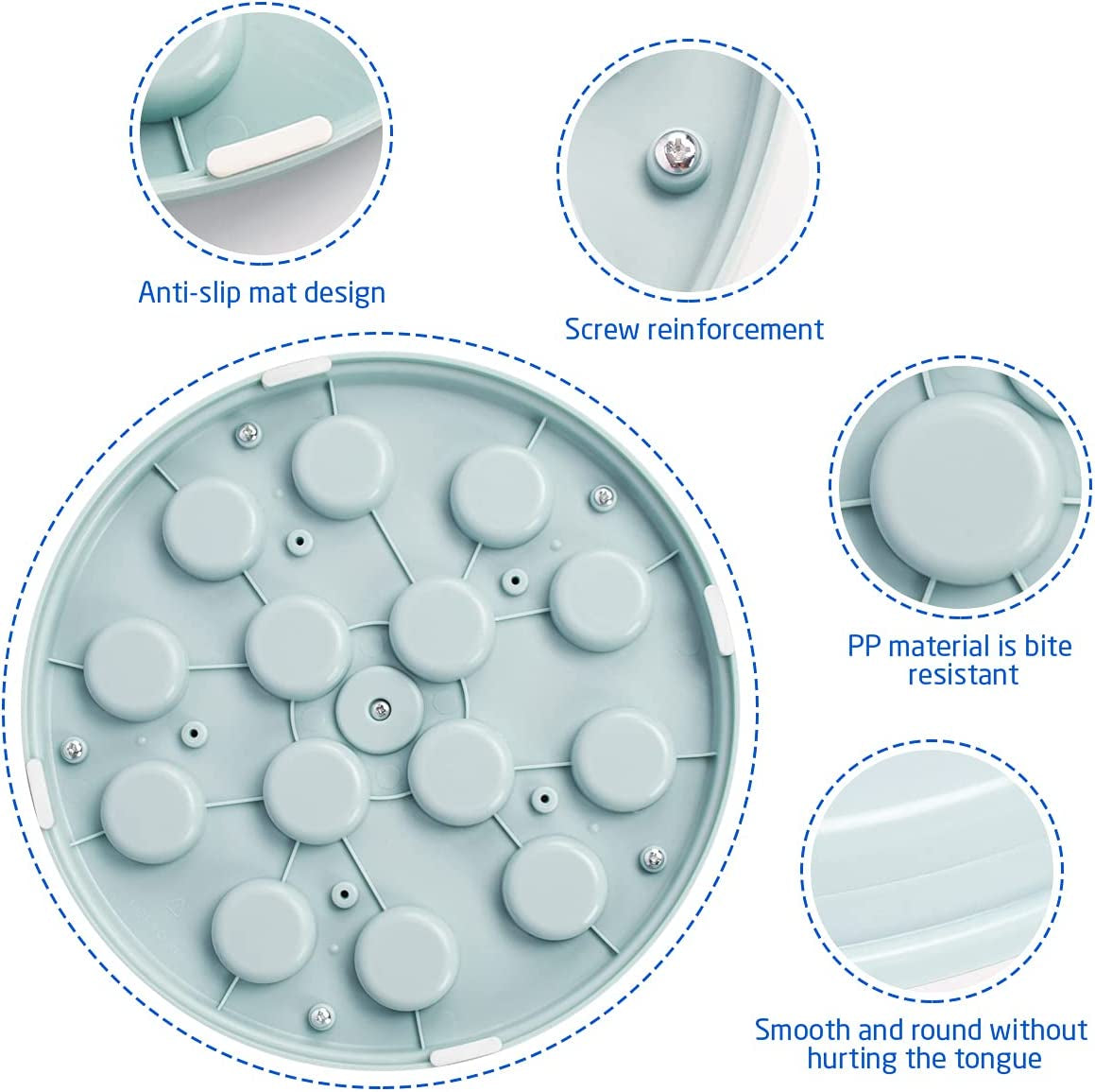 Dog Puzzle Toys for Puppies Interactive Dog Toys, Dog Slow Feeder, Dog Food Puzzles Feeder Toys Dog Brain Stimulating Toys